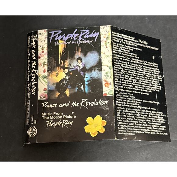 Purple Rain Prince Prince and the Revolution Tape Cassette 1984 Let’s Go Crazy - Picture 3 of 7